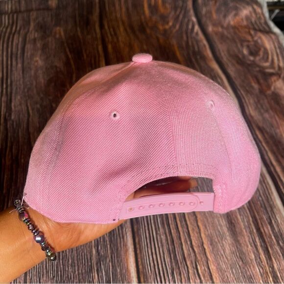 Floral Print Cali Snapback Cap Hat Pink Black Hawaiian Streetwear Women’s - Picture 8 of 8